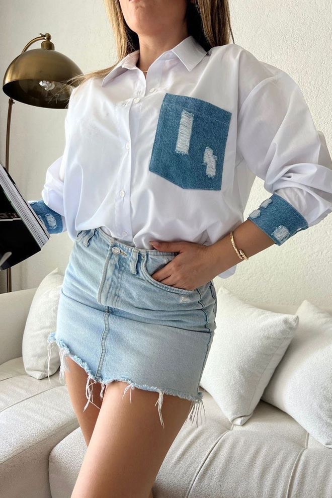 WITTE blouse
