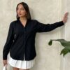 zwarte blouse