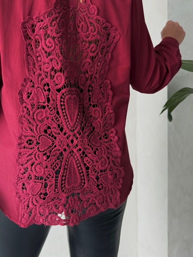 rode blouse