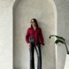 rode blouse