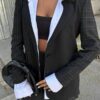 Zwarte blazer