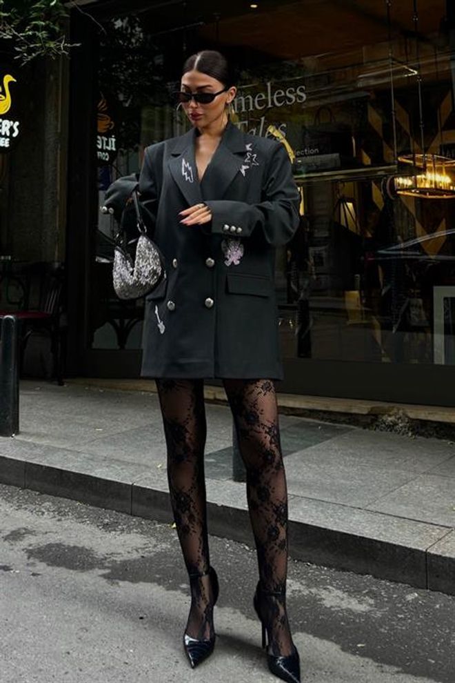 Grijze blazer