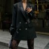 Grijze blazer
