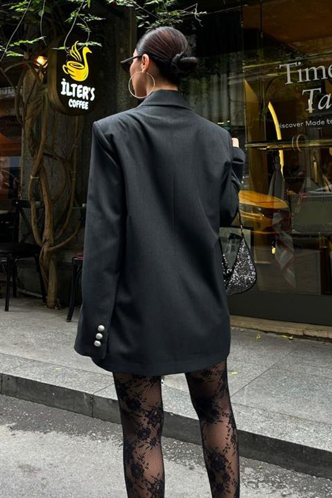 Grijze blazer