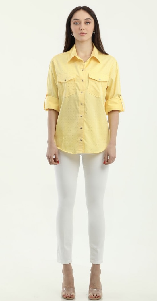 Geel blouse Dishe