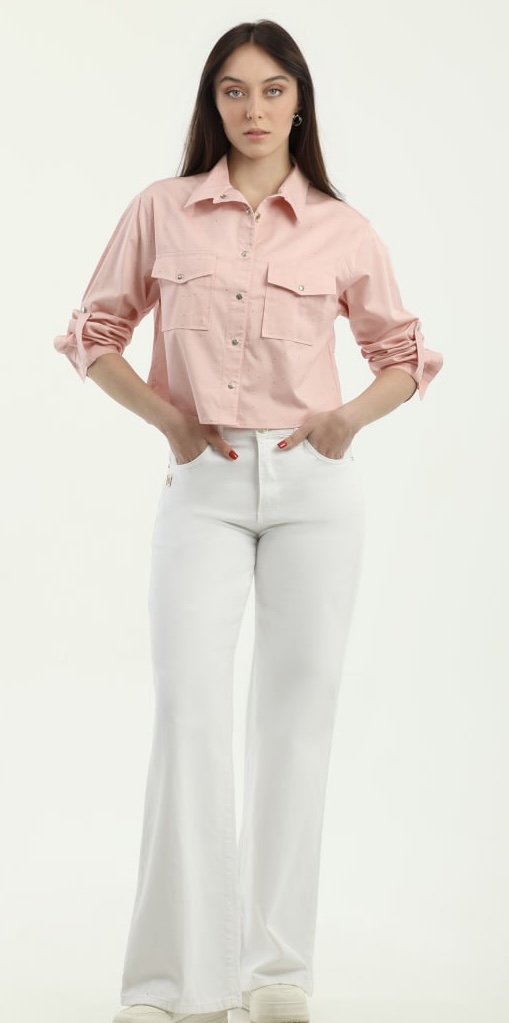 Roze blouse dishe
