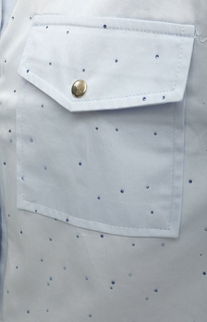 Blauw blouse