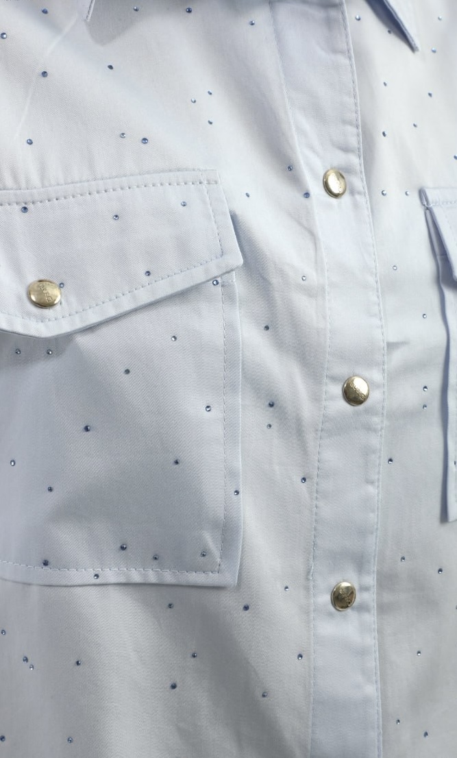 Blauw blouse
